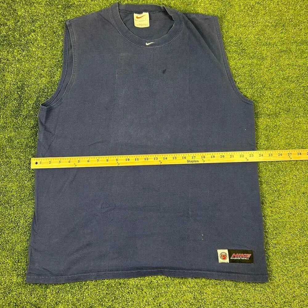 Nike Men's Blue and Navy Vest